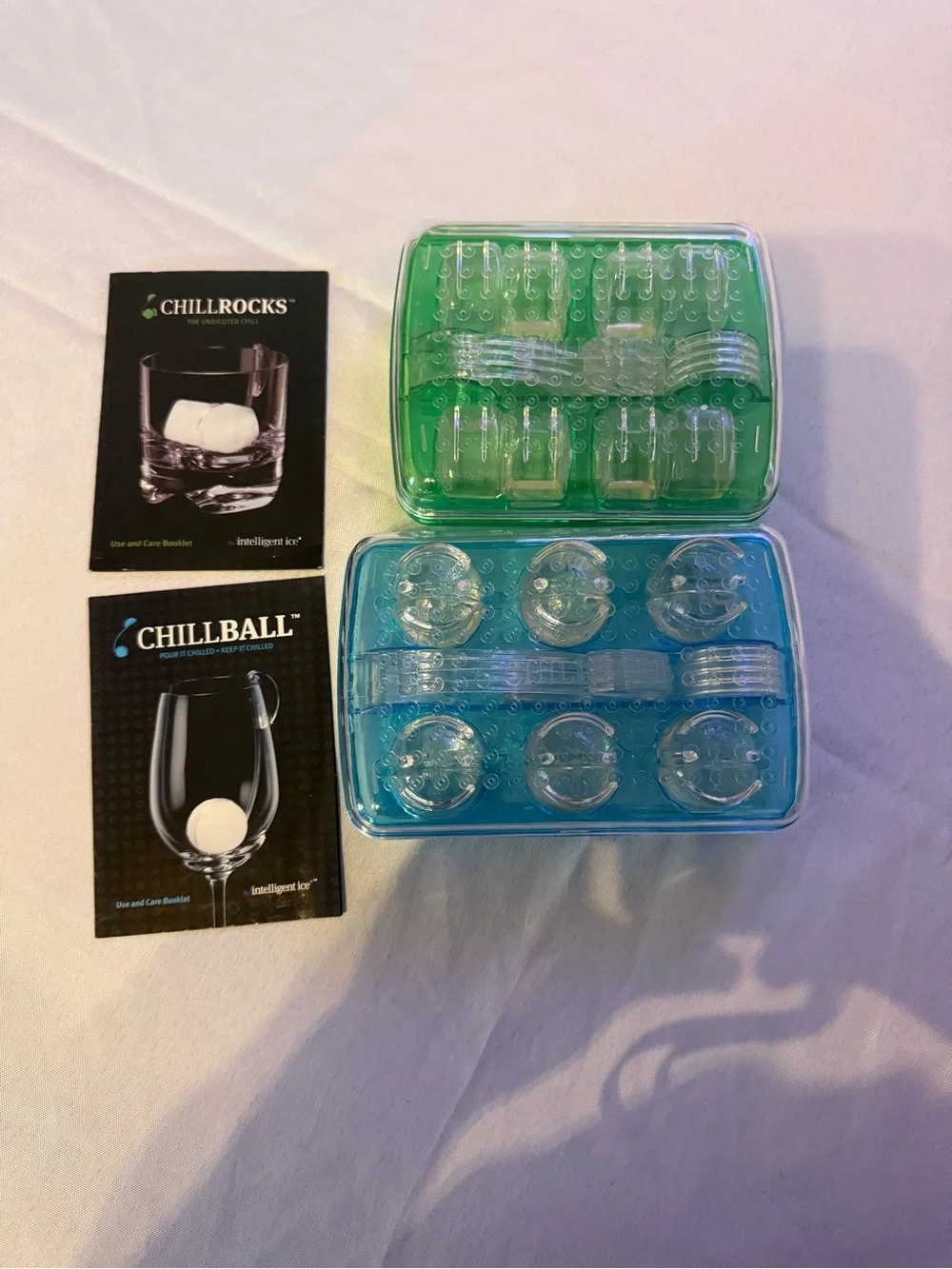 CHILLBALL and CHILL Rocks Ice Sphere Chilling Product -